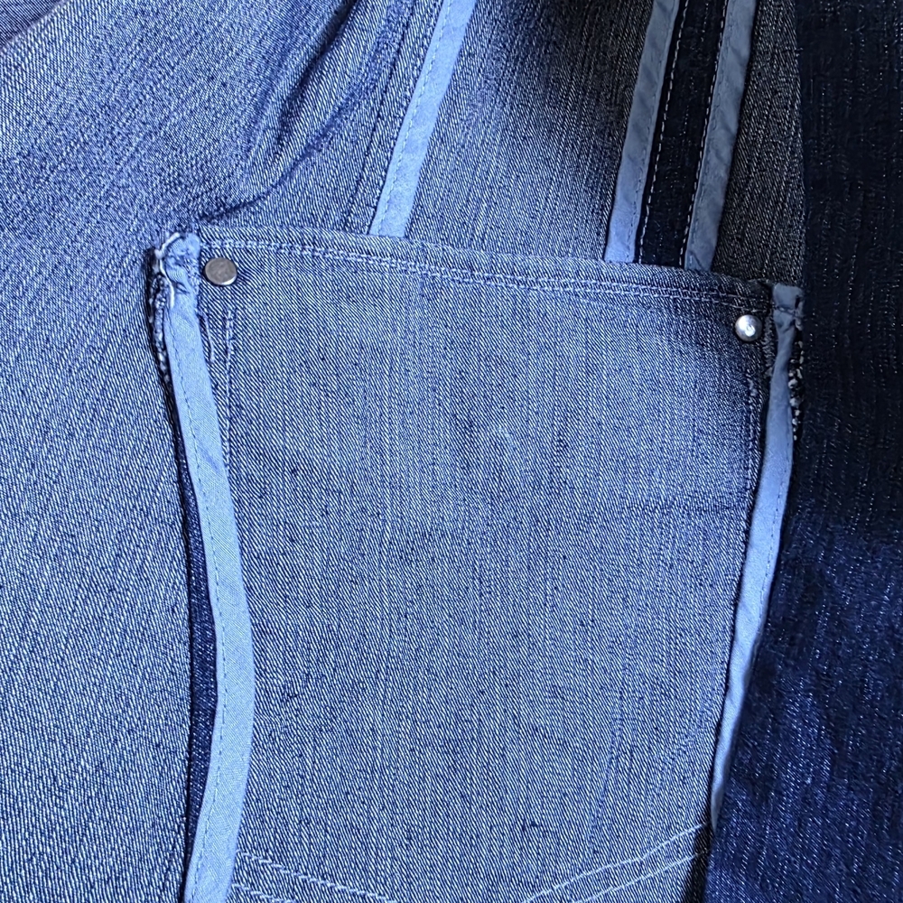 Denim‎ & Co Retro Vintage Distressed Denim Jacket Sz 2X - Picture 7 of 11